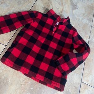 Red black checkered shirt